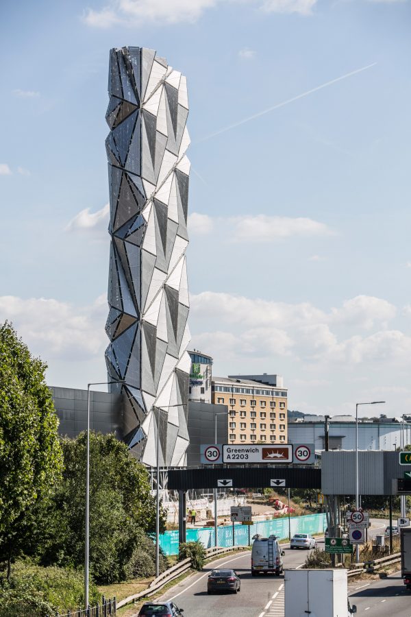 Conrad Shawcross forays into architecture with faceted tower that "defies definition"