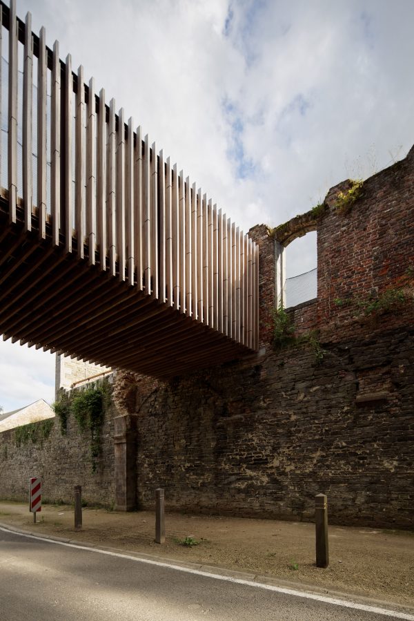 Villers Abbey Visitor Center in Belgium by Binario Architectes