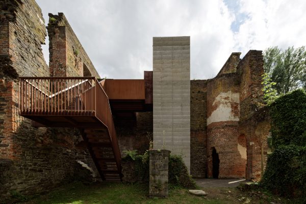 Villers Abbey Visitor Center in Belgium by Binario Architectes