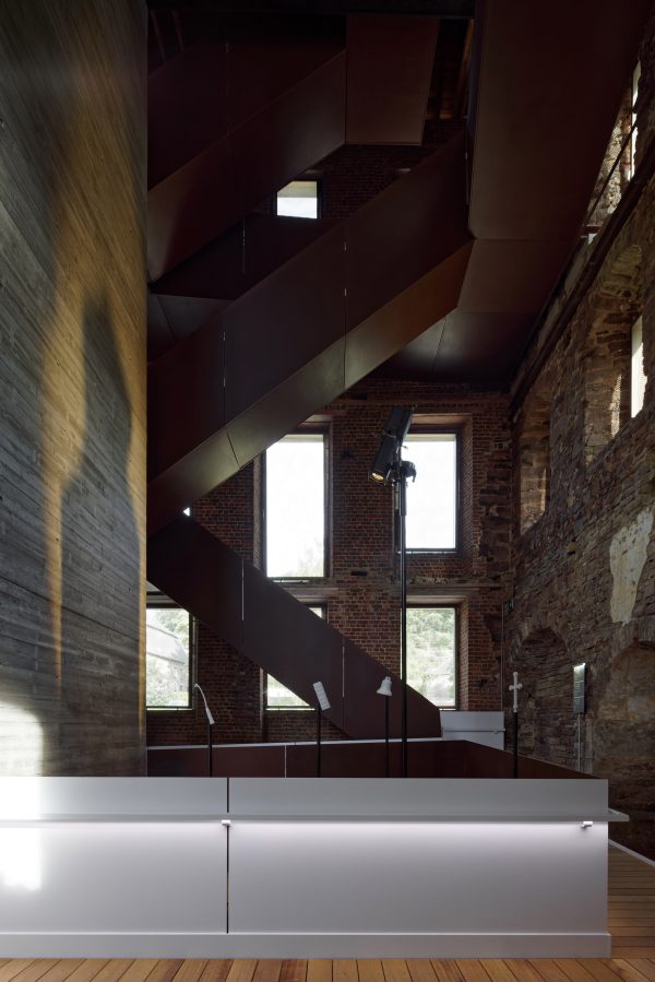 Villers Abbey Visitor Center in Belgium by Binario Architectes