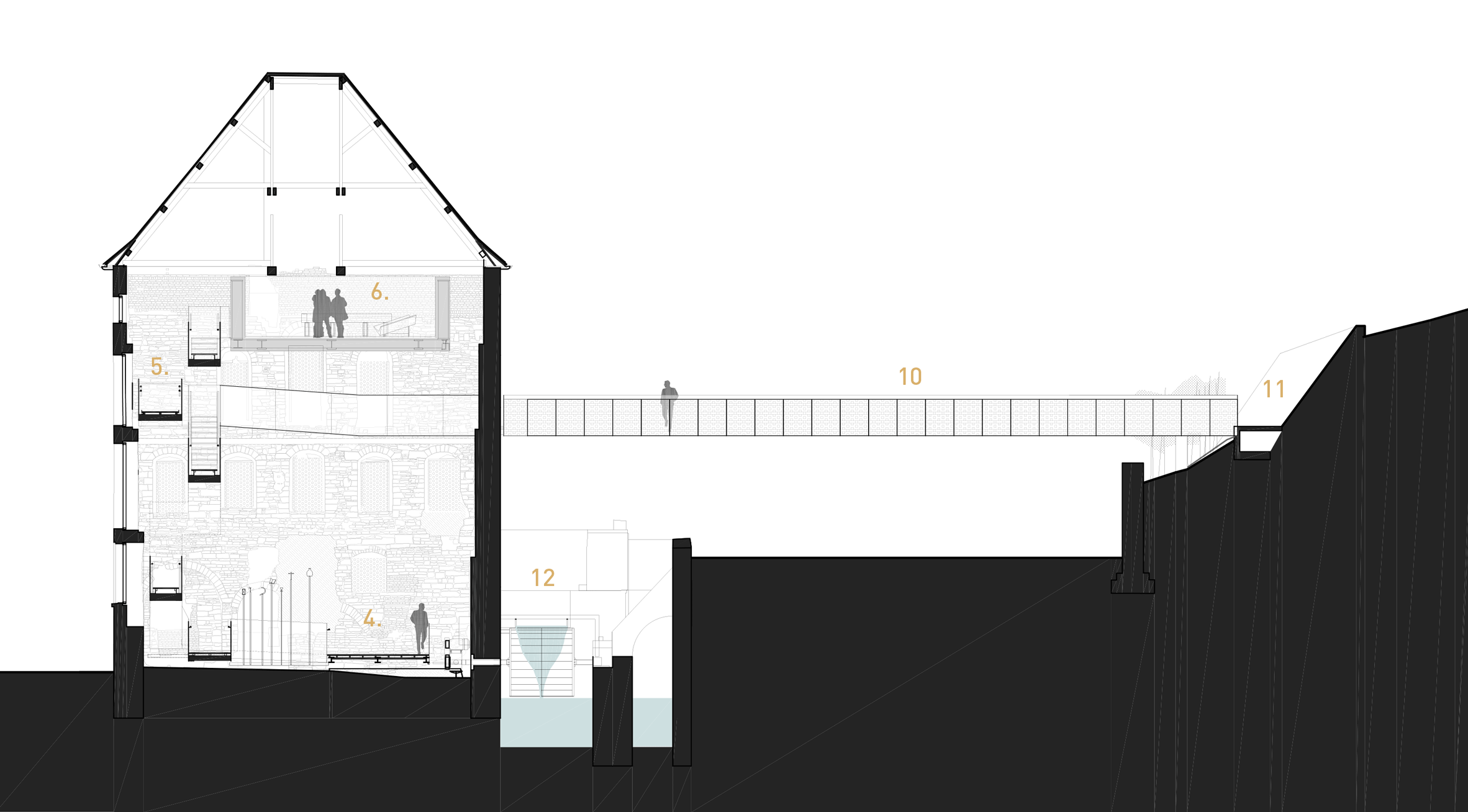 the-villers-abbey-visitor-center-binario-architectes-villers-la-ville-belgium_dezeen_long-section_1_