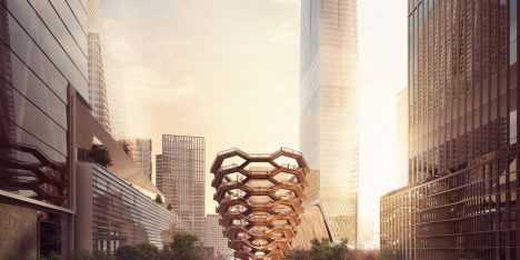 Thomas Heatherwick's Vessel structure at Hudson Yards