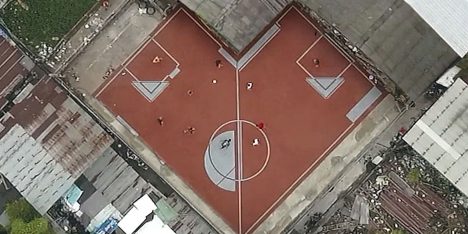 Unusual Football Pitch by AP Thai