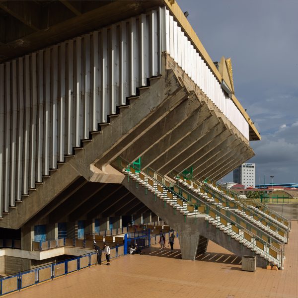 Modernist stadium in Cambodia captured in new photos by Virgile Simon Bertrand