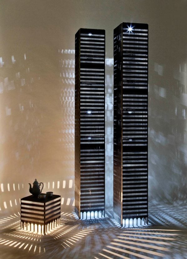 World Trade Centre towers by Rolf Bruggink are designed to collapse