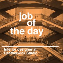 Job of the day: interior designer at Heatherwick Studio