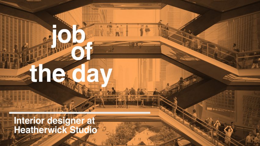 Job of the day: interior designer at Heatherwick Studio