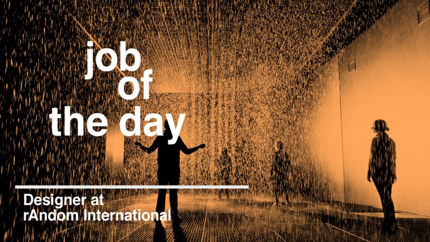 Job of the day: designer at rAndom International