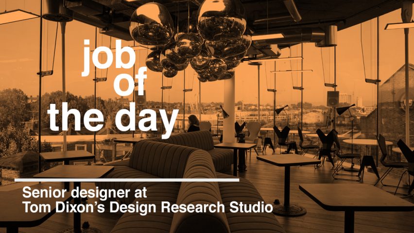 Job of the day: senior designer at Tom Dixon