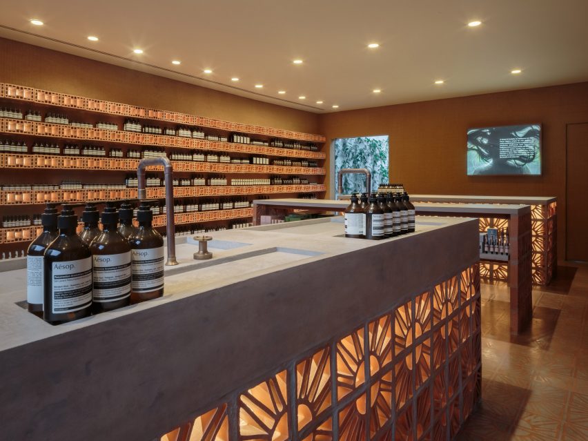 Aesop Store in Vila Madalena by Campana Brothers