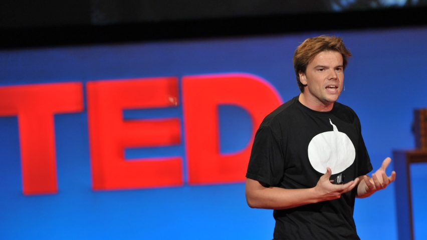 Bjarke Ingels presenting his TED Talk
