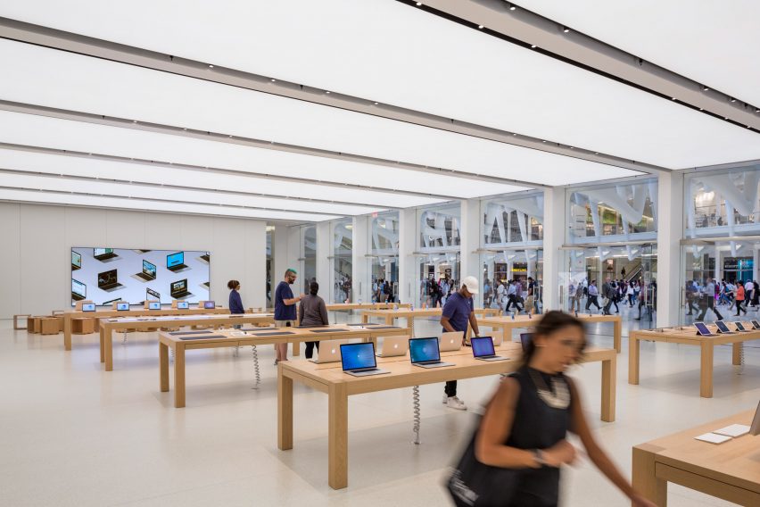 Bohlin Cywinski Jackson Apple store world trade centre