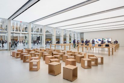 Bohlin Cywinski Jackson Apple store world trade centre