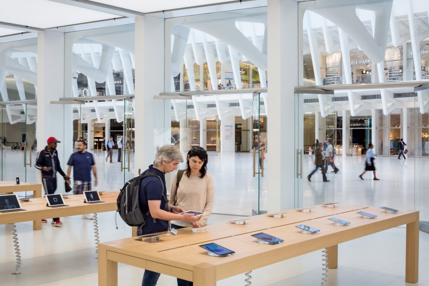 Bohlin Cywinski Jackson Apple store world trade centre