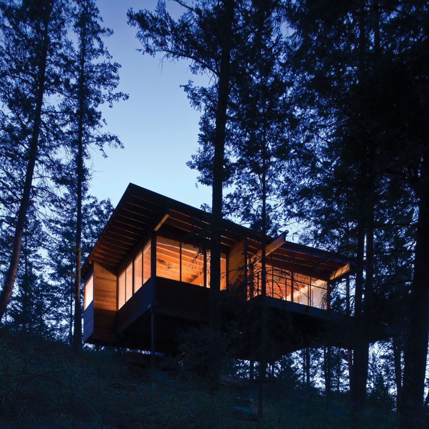 Cabin on Flathead Lake by Anderson-Wise Architects