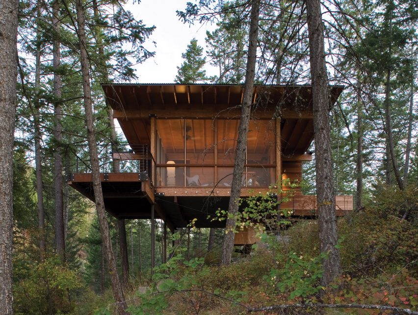 Cabin on Flathead Lake by Anderson-Wise Architects