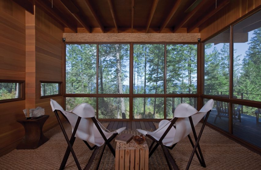 Cabin on Flathead Lake by Anderson-Wise Architects