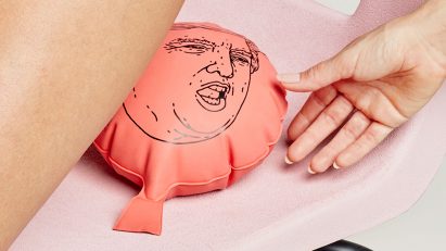 Trump Cushion by Mr Bingo