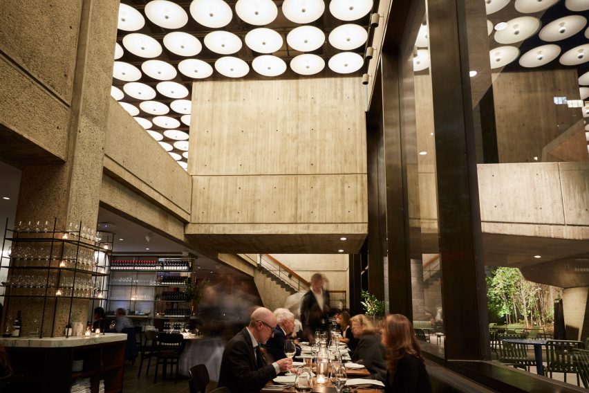 The Flora restaurant and coffee bar in the Met Breuer museum