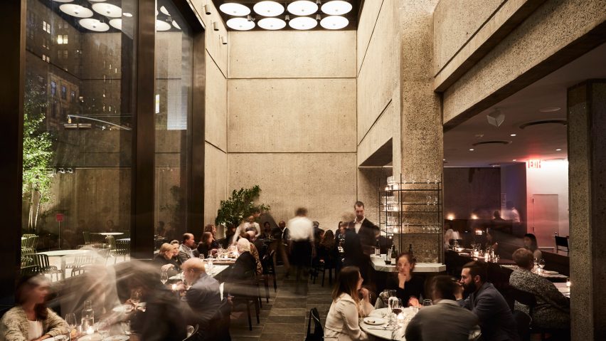 The Flora restaurant and coffee bar in the Met Breuer museum