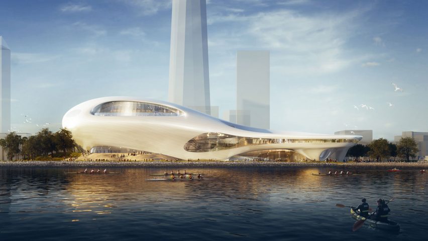 MAD unveils competing Lucas Museum designs for San Francisco and Los Angeles