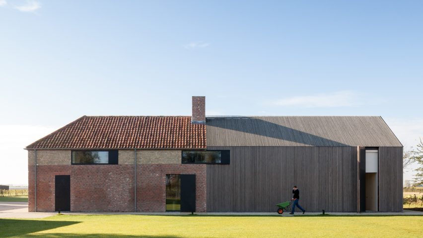Farmhouse Burkeldijk and fortress Hazegras in Knokke by Govaert & Vanhoutte Architects