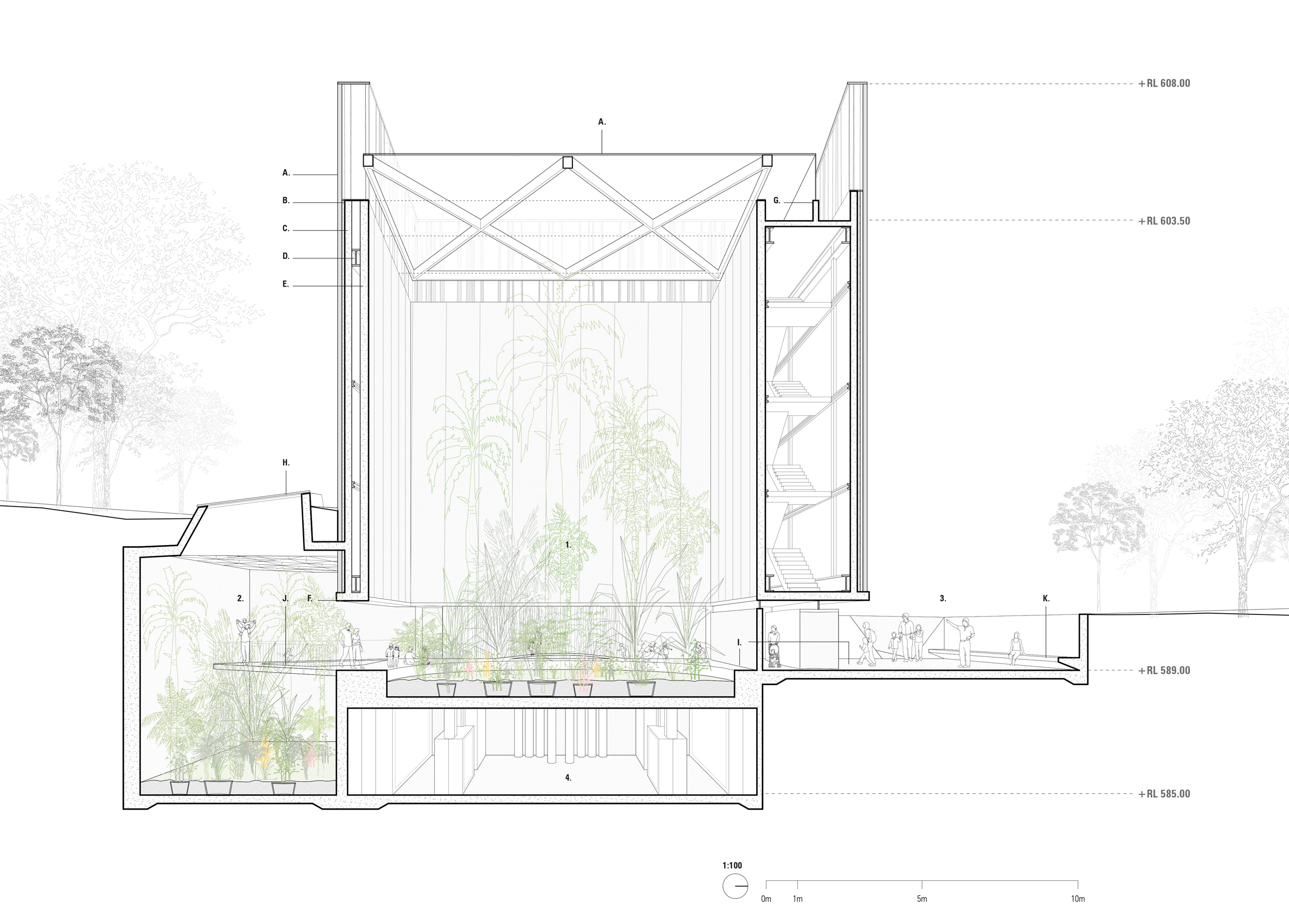 The Ian Potter National Conservatory by CHROFI