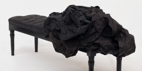 Indigo bench by James Plumb