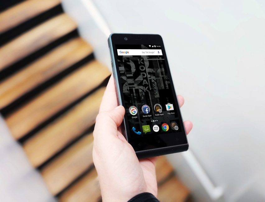 Kodak Ektra smartphone by Eastman Kodak Company and Bullitt Group