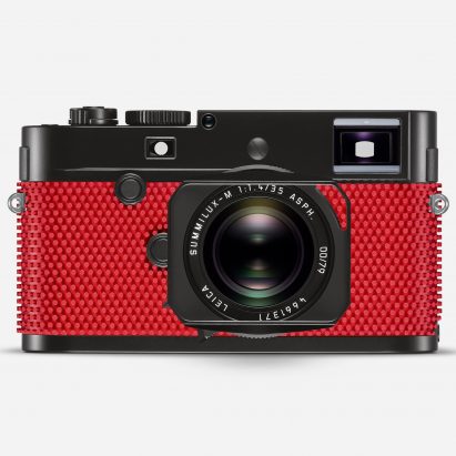 Rolf Sachs covers Leica camera in ping-pong rubber