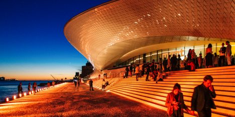 Amanda Levete’s undulating MAAT museum opens on Lisbon waterfront
