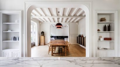 Arched opening in Maison à Colombages by 05AM Arquitectura