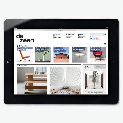 Dezeen relaunch 2016