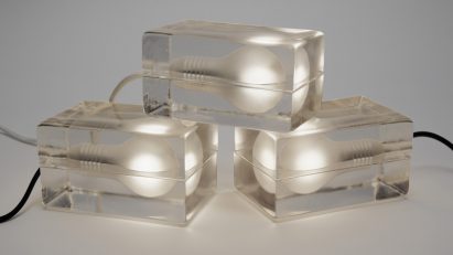 Block lamp by Harri Koskinen