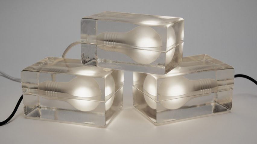 Block lamp by Harri Koskinen