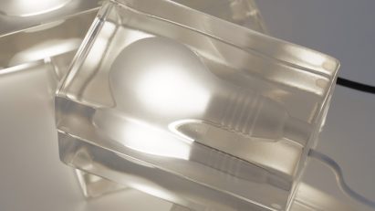 Block lamp by Harri Koskinen