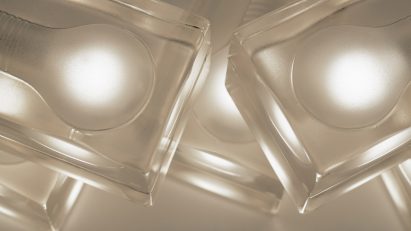 Block lamp by Harri Koskinen