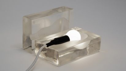 Block lamp by Harri Koskinen