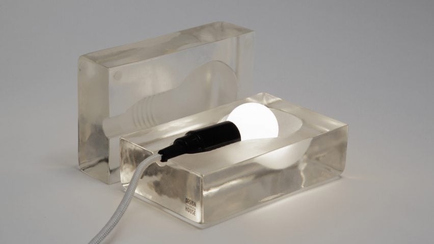Block lamp by Harri Koskinen