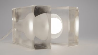 Block lamp by Harri Koskinen