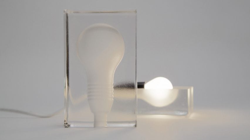 Block lamp by Harri Koskinen