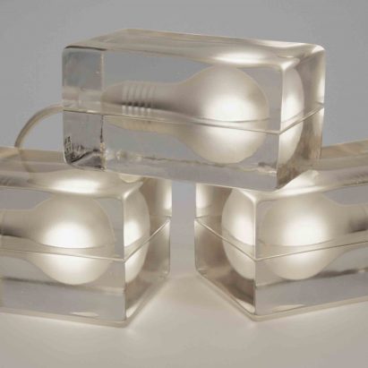 Block lamp by Harri Koskinen