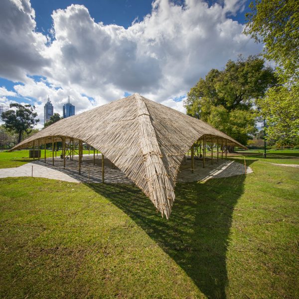 Studio Mumbai presents MPavilion 2016 built using seven kilometres of bamboo