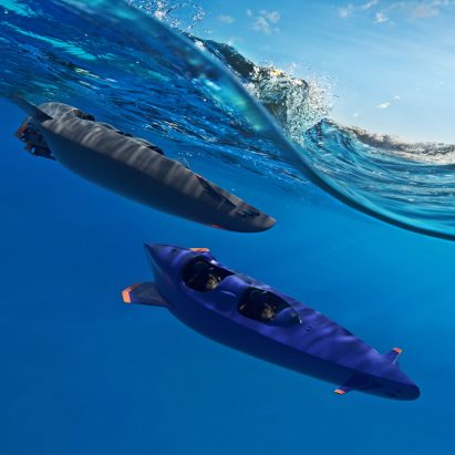 Ortega creates electric open-top submarine for divers