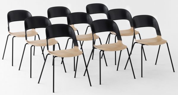 Pair Chair by Benjamin Hubert for Fritz Hansen