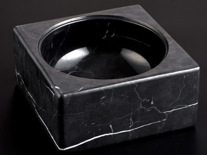 PK-Marble sculptural piece from Poul Kjaerholm PK-600 and PK-Bowl base