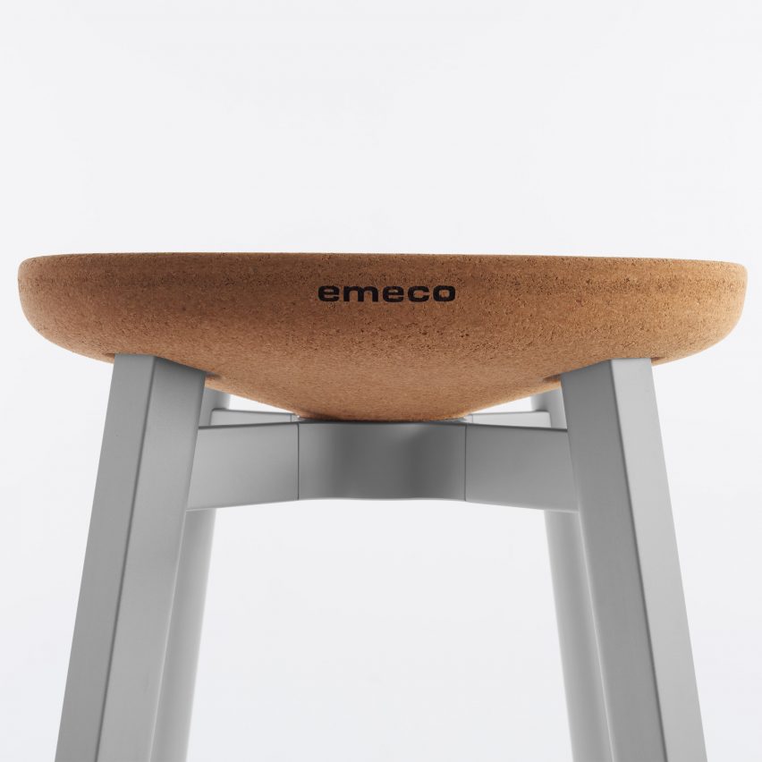 SU Stool collection Cork Seat by Nendo