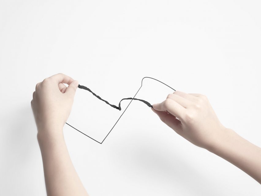 Unprinted materials by Nendo