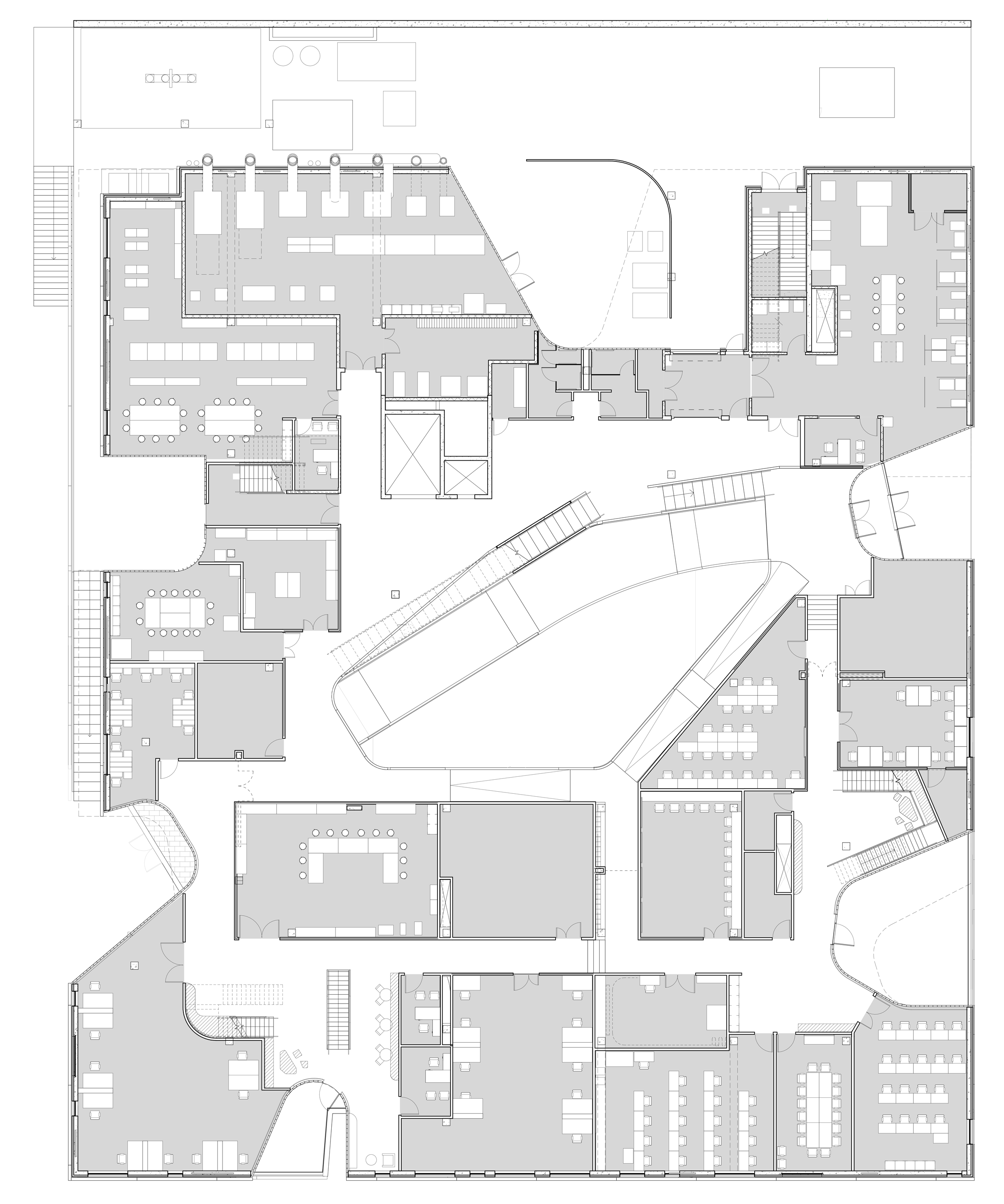 Visual Arts building by Steven Holl