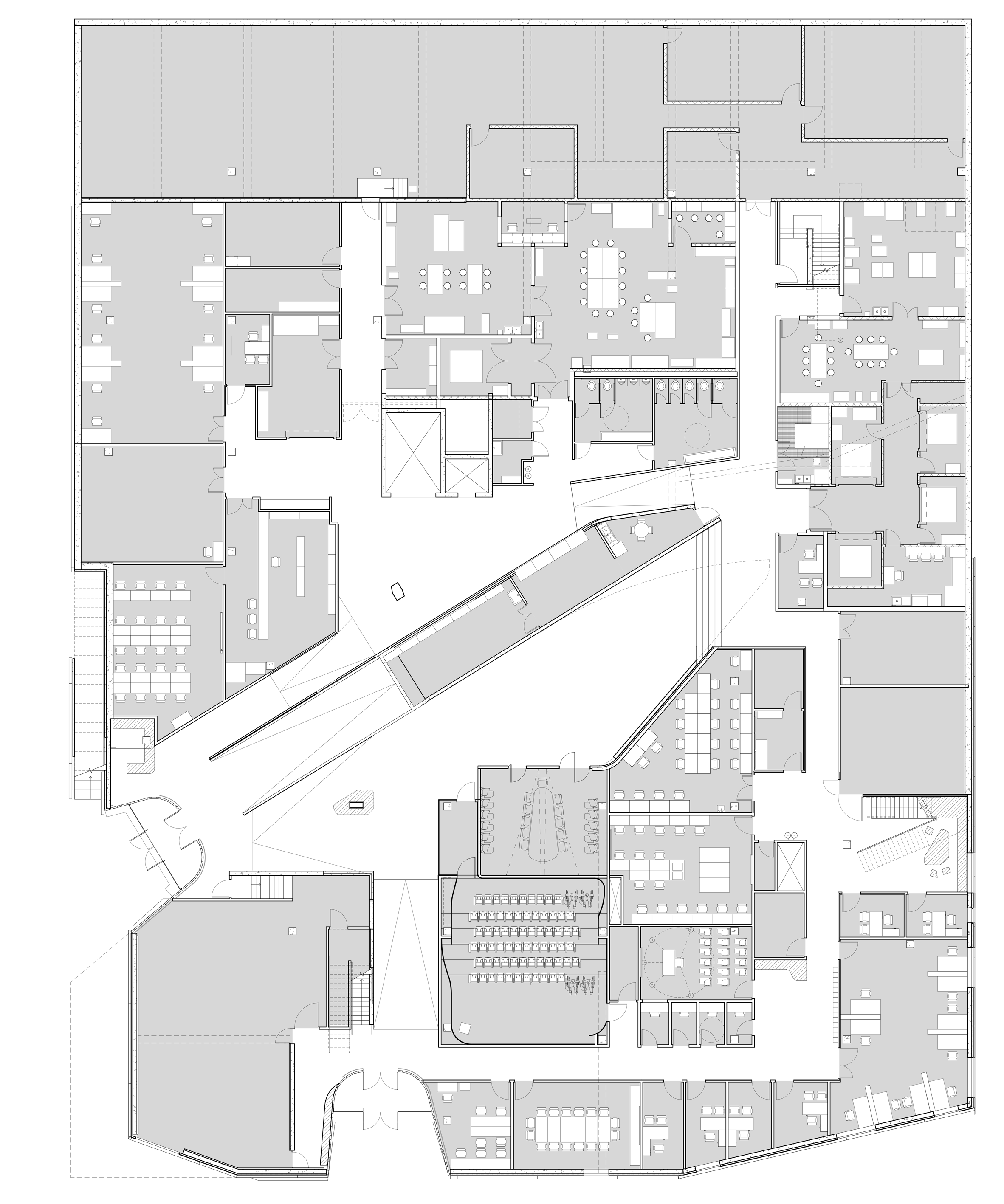 Visual Arts building by Steven Holl